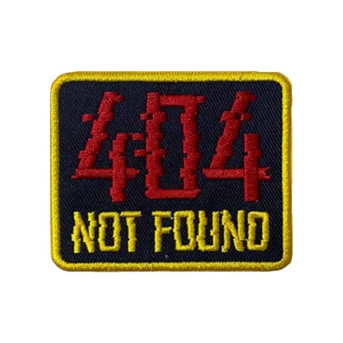 Embroidery Patches 404 NOT FOUND Morale Tactical Patch Hook and Loop für Taktische Kleidung Rucksack Baseballkappe Uniform Weste Backpack Jackets Embroidery Patches 404 NOT FOUND Morale Tactical Patch Hook and Loop für Taktische Kleidung Rucksack Baseballkappe Uniform Weste Backpack Jackets von Ueiwffzo
