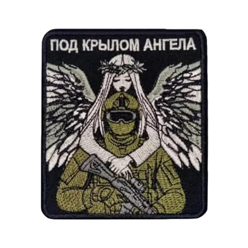 Engel und Soldaten Stickerei Klett Patch Aufnäher Patches Hook and Loop für Kappen, Rucksäcke, Kleidung, Westen, Militäruniformen Engel und Soldaten Stickerei Klett Patch Aufnäher Patches Hook and Loop für Kappen, Rucksäcke, Kleidung, Westen, Militäruniformen von Ueiwffzo
