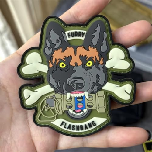 "Furry Flashbang Hund" Patches Klett Militär PVC Aufnäher DIY Deko Klettpatches Für Rucksack Bundeswehr Jacke. "Furry Flashbang Hund" Patches Klett Militär PVC Aufnäher DIY Deko Klettpatches Für Rucksack Bundeswehr Jacke. von Ueiwffzo