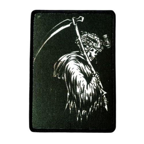 Grim Reaper Soldier Creative Patch, Tactical Backpack Sticker, Hook&Loop Morale Badge, Sewing & Knitting Supplies, Multi-functional Decorative Stickers Grim Reaper Soldier Creative Patch, Tactical Backpack Sticker, Hook&Loop Morale Badge, Sewing & Knitting Supplies, Multi-functional Decorative Stickers von Ueiwffzo