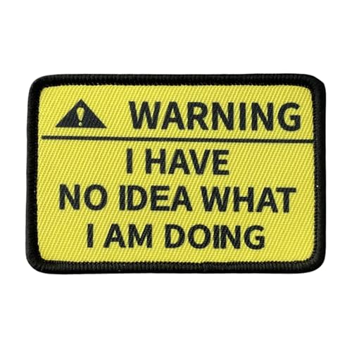 I HAVE NO IDEA WHAT I AM DOING Patches Klett Militär Lustiger Aufnäher zum Aufnähen für Taktische Kleidung Rucksack Baseballkappe Uniform Weste Backpack Jackets I HAVE NO IDEA WHAT I AM DOING Patches Klett Militär Lustiger Aufnäher zum Aufnähen für Taktische Kleidung Rucksack Baseballkappe Uniform Weste Backpack Jackets von Ueiwffzo