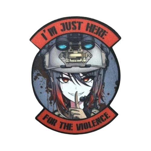 I'M JUST HERE Printed Patch Stickerei Aufnäher Patches Hook and Loop für DIY Kleidung Rucksack Gear Hat Backpack Jackets I'M JUST HERE Printed Patch Stickerei Aufnäher Patches Hook and Loop für DIY Kleidung Rucksack Gear Hat Backpack Jackets von Ueiwffzo