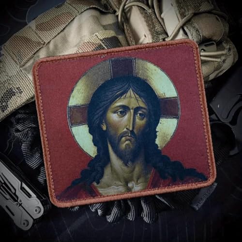 Jesus Patches Klett Militär Fun Patch Für Taktische Kleidung Rucksack Baseballkappe Weste Hundegeschirr (Rettung nichtmenschlicher Lebewesen) von Ueiwffzo