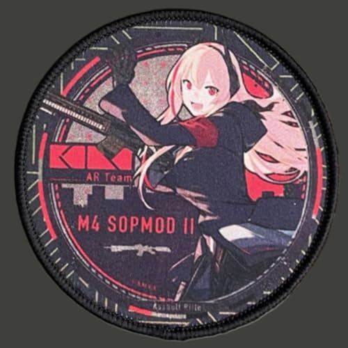 Klett Patch 'Anime-Mädchen', Witziger Klettaufnäher für Taktische Ausrüstung, DIY Kleidung, Rucksack & Uniformen, Morale Patch mit Haken- und Schlaufenband Klett Patch 'Anime-Mädchen', Witziger Klettaufnäher für Taktische Ausrüstung, DIY Kleidung, Rucksack & Uniformen, Morale Patch mit Haken- und Schlaufenband von Ueiwffzo