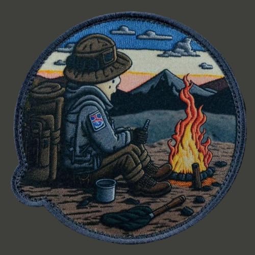 Klett Patch 'Beendigung', Witziger Klettaufnäher Für Taktische Ausrüstung, DIY Kleidung, Rucksack & Uniformen, Morale Patch Mit Haken- Und Schlaufenband von Ueiwffzo