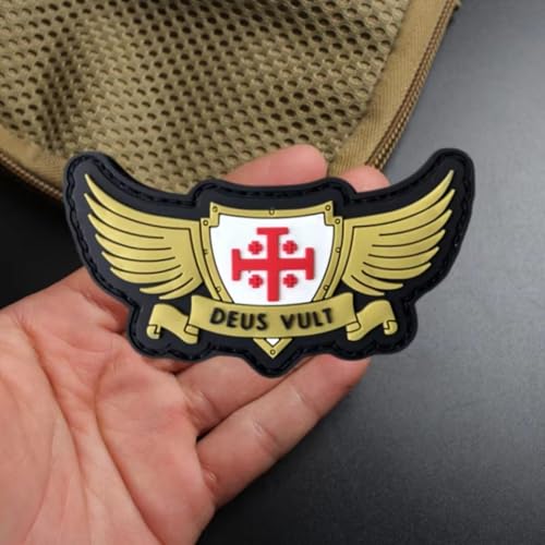 Klett Patch "DEUS LULT" Patches Klett Militär PVC Aufnäher DIY Deko Klettpatches Für Rucksack Bundeswehr Jacke Klett Patch "DEUS LULT" Patches Klett Militär PVC Aufnäher DIY Deko Klettpatches Für Rucksack Bundeswehr Jacke von Ueiwffzo