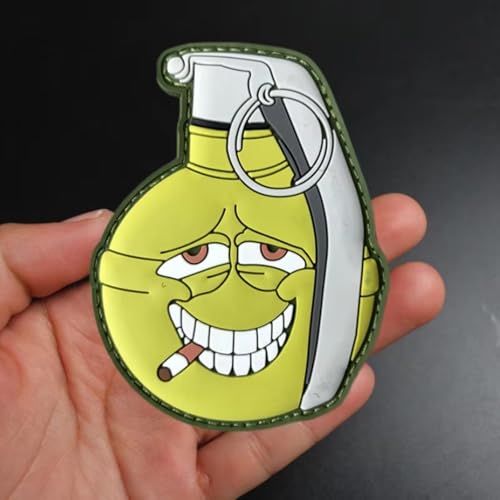 Klett Patch "Granate" Patches Klett Militär PVC Aufnäher DIY Deko Klettpatches Für Rucksack Bundeswehr Jacke. Klett Patch "Granate" Patches Klett Militär PVC Aufnäher DIY Deko Klettpatches Für Rucksack Bundeswehr Jacke. von Ueiwffzo