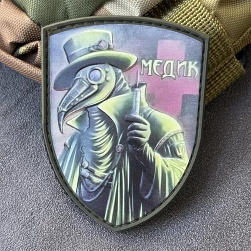 Klett Patch "MEDIC" Patches Klett Militär PVC Aufnäher DIY Deko Klettpatches Für Rucksack Bundeswehr Jacke von Ueiwffzo