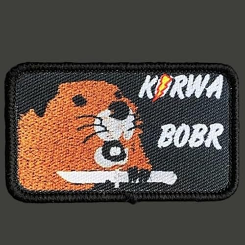 Klett Patch Militär, ‘Biber’Patches, Bestickte Aufnäher, Baseballkappe Jack Dekorativer Taktik Lustig Klettpatches von Ueiwffzo