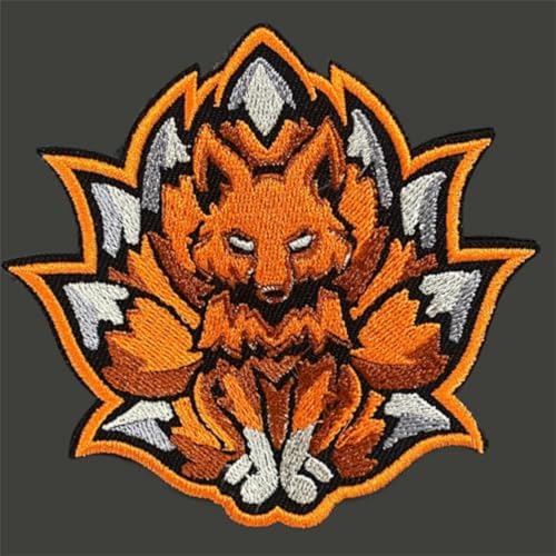 Klett Patch Militär, “Füchse”patches, bestickte aufnäher, baseballkappe jack dekorativer Taktik lustig klettpatches von Ueiwffzo
