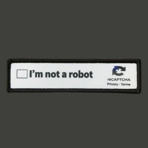 Klett Patch Militär, ‘I'm Not A Robot’Patches, Bestickte Aufnäher, Baseballkappe Jack Dekorativer Taktik Lustig Klettpatches Klett Patch Militär, ‘I'm Not A Robot’Patches, Bestickte Aufnäher, Baseballkappe Jack Dekorativer Taktik Lustig Klettpatches von Ueiwffzo