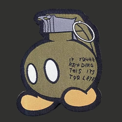Klett Patch Militär, ‘Kreative Cartoons’Patches, Bestickte Aufnäher, Baseballkappe Jack Dekorativer Taktik Lustig Klettpatches von Ueiwffzo