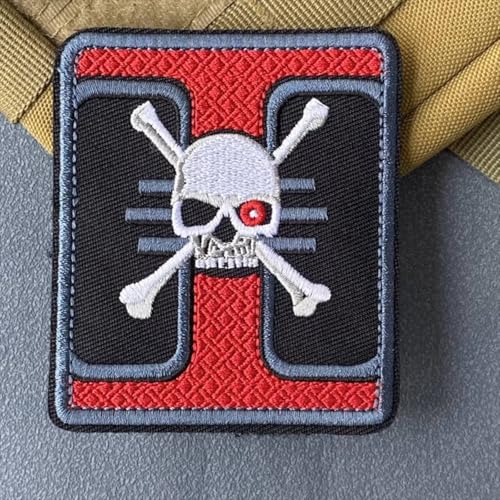 Klett Patch Militär, ‘Schädel’Patches, Bestickte Aufnäher, Baseballkappe Jack Dekorativer Taktik Lustig Klettpatches Klett Patch Militär, ‘Schädel’Patches, Bestickte Aufnäher, Baseballkappe Jack Dekorativer Taktik Lustig Klettpatches von Ueiwffzo