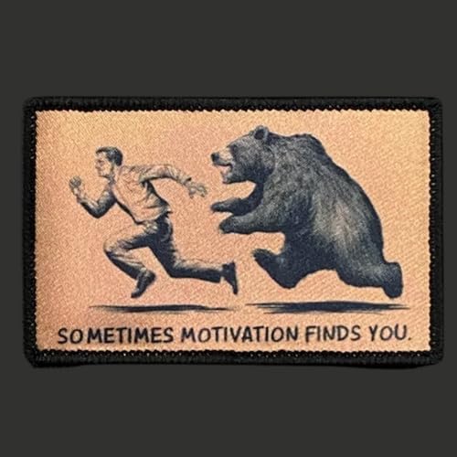 Klett Patch Militär, ‘Sometimes Motivation Finds You’Patches, PVC Aufnäher, Baseballkappe Jack Dekorativer Taktik Lustig Klettpatches Klett Patch Militär, ‘Sometimes Motivation Finds You’Patches, PVC Aufnäher, Baseballkappe Jack Dekorativer Taktik Lustig Klettpatches von Ueiwffzo