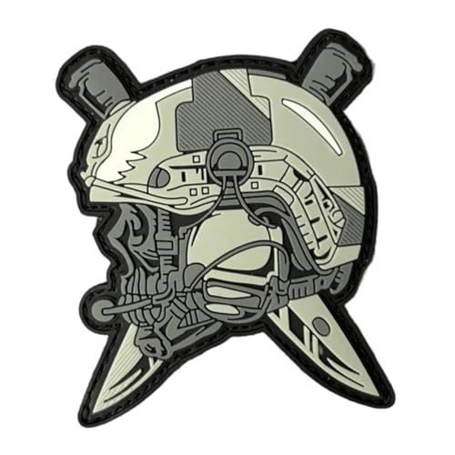 Klett Patch Militär, ‘Totenkopf-Helm’Patches, PVC Aufnäher, Baseballkappe Jack Dekorativer Taktik Lustig Klettpatches Klett Patch Militär, ‘Totenkopf-Helm’Patches, PVC Aufnäher, Baseballkappe Jack Dekorativer Taktik Lustig Klettpatches von Ueiwffzo