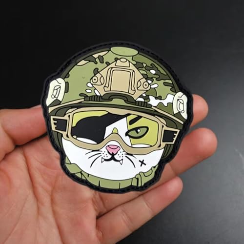 Klett Patch "Militärkatze" Patches Klett Militär PVC Aufnäher DIY Deko Klettpatches Für Rucksack Bundeswehr Jacke Klett Patch "Militärkatze" Patches Klett Militär PVC Aufnäher DIY Deko Klettpatches Für Rucksack Bundeswehr Jacke von Ueiwffzo