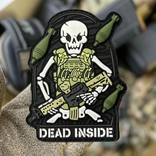 Klett Patch “Schädel” Patches Klett Militär PVC Aufnäher DIY Deko Klettpatches für Rucksack Bundeswehr Jacke. von Ueiwffzo