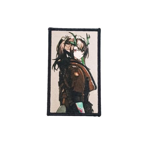 Klett Patches, Anime Girl Taktische Militär Abzeichen, Lustiger Stickerei Aufnäher, Moral-Patch für Taktische Kleidung Rucksack Baseballkappe Uniform Klett Patches, Anime Girl Taktische Militär Abzeichen, Lustiger Stickerei Aufnäher, Moral-Patch für Taktische Kleidung Rucksack Baseballkappe Uniform von Ueiwffzo