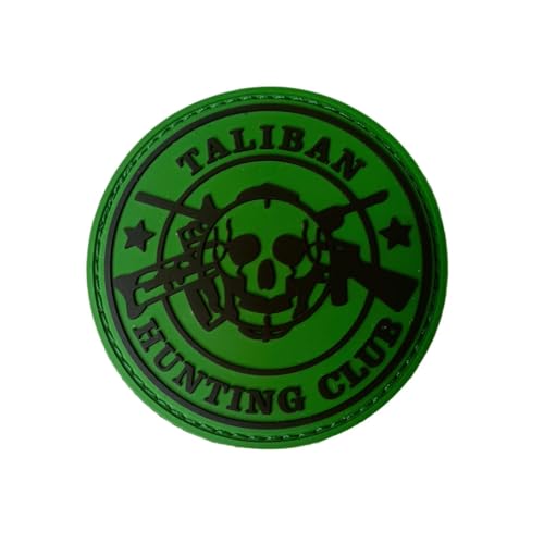 Klett Patches, 'HUNTING CLUB' 3D PVC Taktische Militär Abzeichen, Lustiger Stickerei Aufnäher, Moral-Patch für Taktische Kleidung Rucksack Baseballkappe Uniform Klett Patches, 'HUNTING CLUB' 3D PVC Taktische Militär Abzeichen, Lustiger Stickerei Aufnäher, Moral-Patch für Taktische Kleidung Rucksack Baseballkappe Uniform von Ueiwffzo