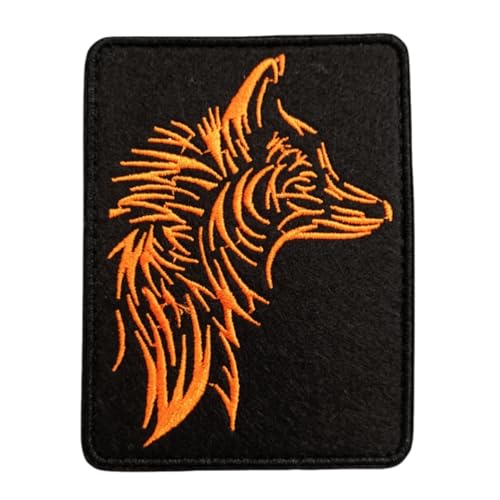 Klett Patches, 'Hübscher Wolf' Taktische Militär Abzeichen, Lustiger Stickerei Aufnäher, Moral-Patch für Taktische Kleidung Rucksack Baseballkappe Uniform Klett Patches, 'Hübscher Wolf' Taktische Militär Abzeichen, Lustiger Stickerei Aufnäher, Moral-Patch für Taktische Kleidung Rucksack Baseballkappe Uniform von Ueiwffzo