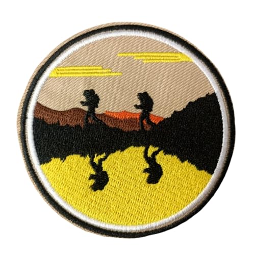Klett Patches lustiger, 'Fußgänger im Tal' Aufnäher mit Stickerei, Taktisch Militär Patch, Aufnäher für Taktische Kleidung Rucksack Baseballkappe Uniform von Ueiwffzo