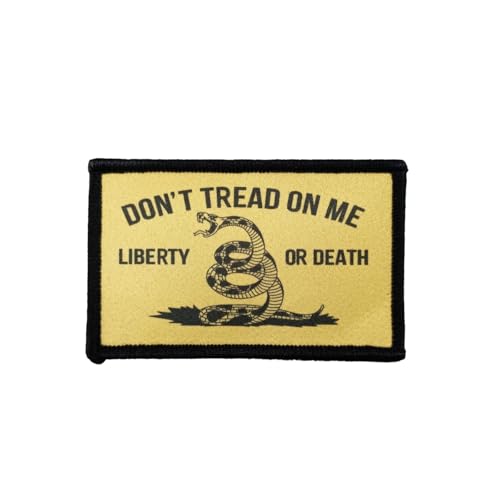 Klett Patches lustiger, 'Liberty or Death' Aufnäher mit Stickerei, Taktisch Militär Patch, Aufnäher für Taktische Kleidung Rucksack Baseballkappe Uniform Klett Patches lustiger, 'Liberty or Death' Aufnäher mit Stickerei, Taktisch Militär Patch, Aufnäher für Taktische Kleidung Rucksack Baseballkappe Uniform von Ueiwffzo