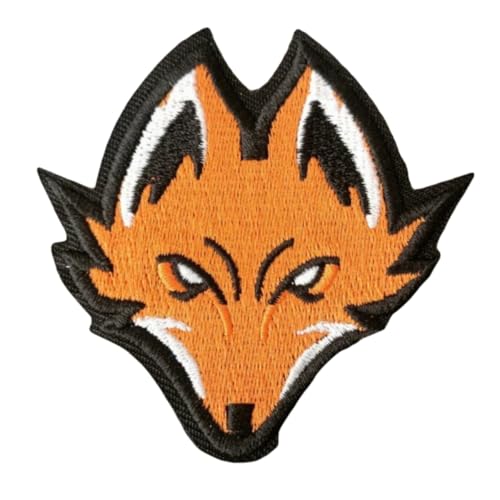 Klett Patches lustiger, Niedlicher Fuchs Aufnäher mit Stickerei, Taktisch Militär Patch, Aufnäher für Taktische Kleidung Rucksack Baseballkappe Uniform von Ueiwffzo
