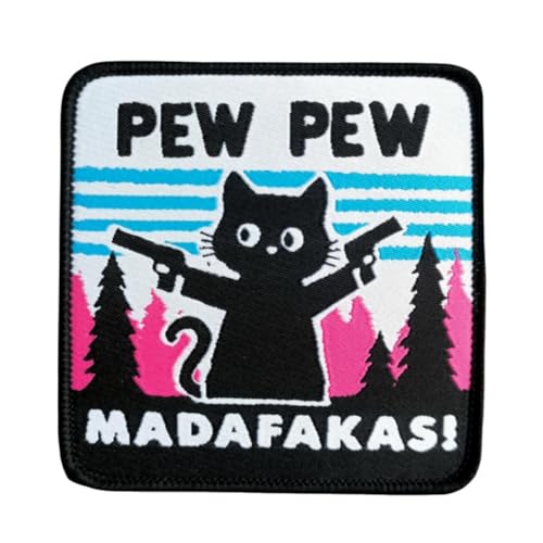 Klett Patches lustiger, 'Niedliches Kätzchen' Aufnäher mit Stickerei, Taktisch Militär Patch, Aufnäher für Taktische Kleidung Rucksack Baseballkappe Uniform Klett Patches lustiger, 'Niedliches Kätzchen' Aufnäher mit Stickerei, Taktisch Militär Patch, Aufnäher für Taktische Kleidung Rucksack Baseballkappe Uniform von Ueiwffzo
