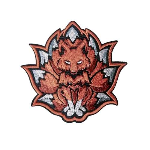 Klett Patches lustiger, Schöner Fuchs Aufnäher mit Stickerei, Taktisch Militär Patch, Aufnäher für Taktische Kleidung Rucksack Baseballkappe Uniform Klett Patches lustiger, Schöner Fuchs Aufnäher mit Stickerei, Taktisch Militär Patch, Aufnäher für Taktische Kleidung Rucksack Baseballkappe Uniform von Ueiwffzo