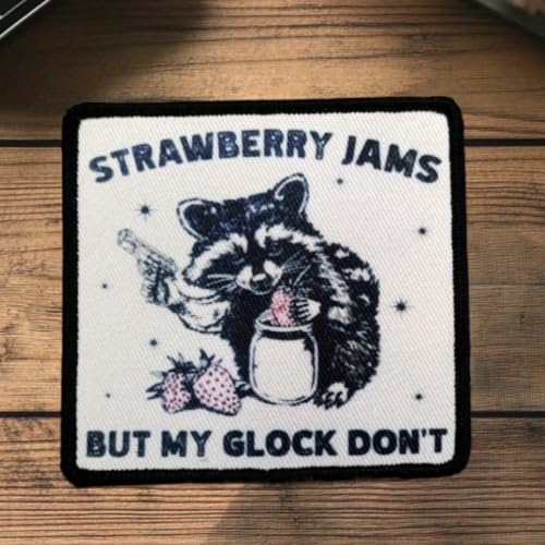 Klett Patches lustiger, 'Süßer Waschbär' Aufnäher mit Stickerei, Taktisch Militär Patch, Aufnäher für Taktische Kleidung Rucksack Baseballkappe Uniform Klett Patches lustiger, 'Süßer Waschbär' Aufnäher mit Stickerei, Taktisch Militär Patch, Aufnäher für Taktische Kleidung Rucksack Baseballkappe Uniform von Ueiwffzo