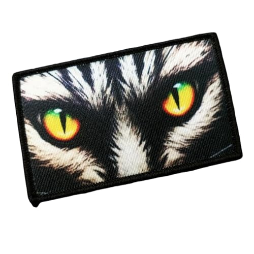 Klett Patches lustiger,Scharfe Augen Aufnäher mit Stickerei, Taktisch Militär Patch, Aufnäher für Taktische Kleidung Rucksack Baseballkappe Uniform von Ueiwffzo