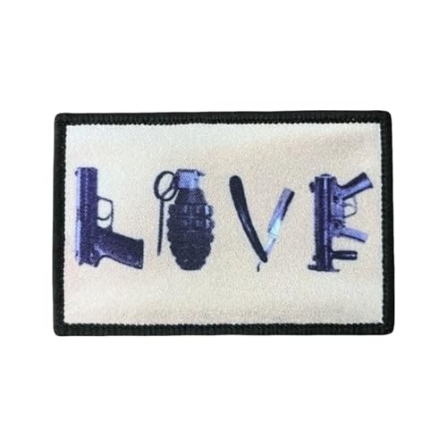 LOVE Printed Patch Stickerei Aufnäher Patches Lustiger Aufnäher zum Aufnähen für Hüte, Rucksäcke, Jeans, Jacken LOVE Printed Patch Stickerei Aufnäher Patches Lustiger Aufnäher zum Aufnähen für Hüte, Rucksäcke, Jeans, Jacken von Ueiwffzo