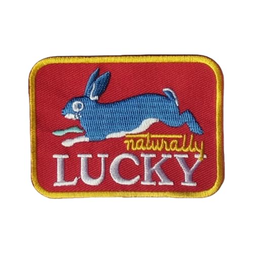 LUCKY Embroidery Patches Stickerei Klett Patch Aufnäher Patches für Taktische Kleidung Rucksack Baseballkappe Uniform Weste Backpack Jackets von Ueiwffzo