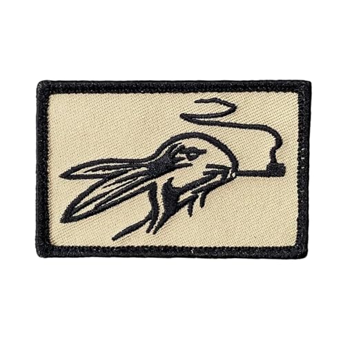 LUCKY HASE Embroidery Patches Stickerei Aufnäher Patches Hook and Loop für Kappen, Rucksäcke, Kleidung, Westen, Militäruniformen von Ueiwffzo