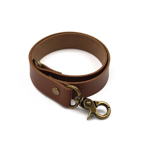 Ueiwffzo Leder Vorhang Raffhalter, 2 Stück, Leder-Vorhangschnalle, Vorhang-Raffhalter, europäisch, klassisch, Retro, ohne Nägel, für Zuhause, Büro, Schlafzimmer, Café (Dunkelbraun) von Ueiwffzo