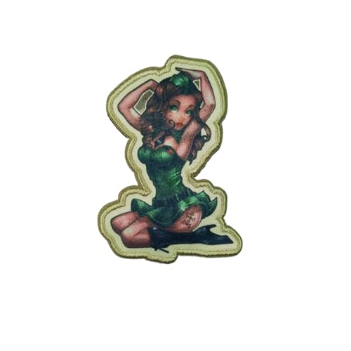 Lustig Patch Klett, Weibliche Seemann Gestickt Abzeichen Aufnäher mit Stickerei, Taktisch Militär Patch, Patches für Kleidung Taschen Weste Jacke Rucksäcke Lustig Patch Klett, Weibliche Seemann Gestickt Abzeichen Aufnäher mit Stickerei, Taktisch Militär Patch, Patches für Kleidung Taschen Weste Jacke Rucksäcke von Ueiwffzo