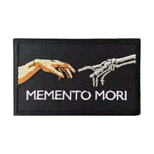 MOMENTO MORI Klett Patch Militär Patch Tactica Hook Loop Patches für DIY Kleidung Rucksack Gear Hat Backpack Jackets MOMENTO MORI Klett Patch Militär Patch Tactica Hook Loop Patches für DIY Kleidung Rucksack Gear Hat Backpack Jackets von Ueiwffzo