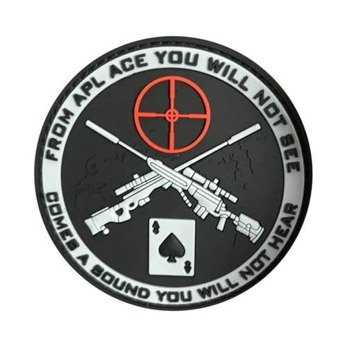 Militär Patch Klett Patch Stickerei Aufnäher Patches Hook&Loop Militär Patch für Taktische Kleidung Rucksack Baseballkappe Uniform Weste Backpack Jackets von Ueiwffzo
