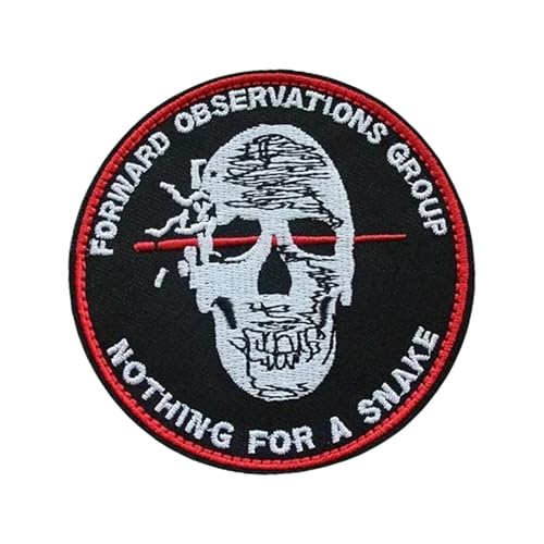 NOTHING FOR A SNAKE Militär Patch Lustiger Aufnäher zum Aufnähen für Kappen, Rucksäcke, Kleidung, Westen, Militäruniformen NOTHING FOR A SNAKE Militär Patch Lustiger Aufnäher zum Aufnähen für Kappen, Rucksäcke, Kleidung, Westen, Militäruniformen von Ueiwffzo
