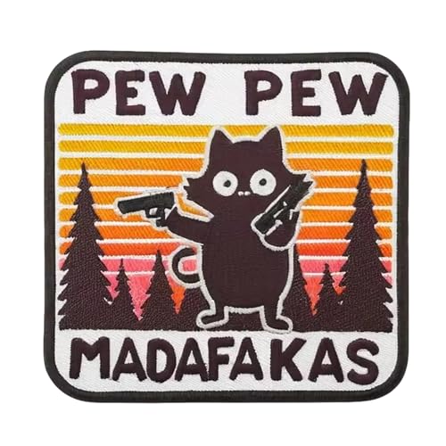 PEW PEW Fun Patch Taktisches Moral-Emblem Aufnäher Hook and Loop für Rucksäcke, Jacken, Jeans,Backpack, Jackets PEW PEW Fun Patch Taktisches Moral-Emblem Aufnäher Hook and Loop für Rucksäcke, Jacken, Jeans,Backpack, Jackets von Ueiwffzo