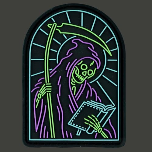 PVC Klett Patch 'Neon-Skelett, Witziger Klettaufnäher für Taktische Ausrüstung, DIY Kleidung, Rucksack & Uniformen, Morale Patch mit Haken- und Schlaufenband PVC Klett Patch 'Neon-Skelett, Witziger Klettaufnäher für Taktische Ausrüstung, DIY Kleidung, Rucksack & Uniformen, Morale Patch mit Haken- und Schlaufenband von Ueiwffzo