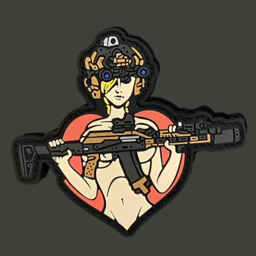 PVC Klett Patch 'Vorwärts Soldatin', Witziger Klettaufnäher für Taktische Ausrüstung, DIY Kleidung, Rucksack & Uniformen, Morale Patch mit Haken- und Schlaufenband PVC Klett Patch 'Vorwärts Soldatin', Witziger Klettaufnäher für Taktische Ausrüstung, DIY Kleidung, Rucksack & Uniformen, Morale Patch mit Haken- und Schlaufenband von Ueiwffzo