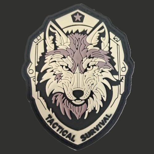 PVC Klett Patch 'Wölfe', Witziger Klettaufnäher Für Taktische Ausrüstung, DIY Kleidung, Rucksack & Uniformen, Morale Patch Mit Haken- Und Schlaufenband PVC Klett Patch 'Wölfe', Witziger Klettaufnäher Für Taktische Ausrüstung, DIY Kleidung, Rucksack & Uniformen, Morale Patch Mit Haken- Und Schlaufenband von Ueiwffzo