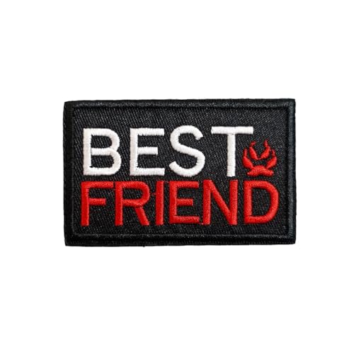 Patches Klett, 'BEST FRIEND' Stickerei Aufnäher, Militär Aufkleber Abzeichen, Moral-Patch für Taktische Kleidung Rucksack Baseballkappe Uniform Patches Klett, 'BEST FRIEND' Stickerei Aufnäher, Militär Aufkleber Abzeichen, Moral-Patch für Taktische Kleidung Rucksack Baseballkappe Uniform von Ueiwffzo