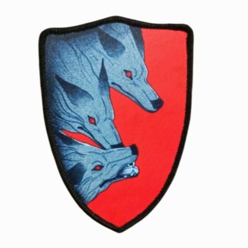 Patches Klett, 'Drei Wölfe' Stickerei Aufnäher, Militär Aufkleber Abzeichen, Moral-Patch für Taktische Kleidung Rucksack Baseballkappe Uniform Patches Klett, 'Drei Wölfe' Stickerei Aufnäher, Militär Aufkleber Abzeichen, Moral-Patch für Taktische Kleidung Rucksack Baseballkappe Uniform von Ueiwffzo