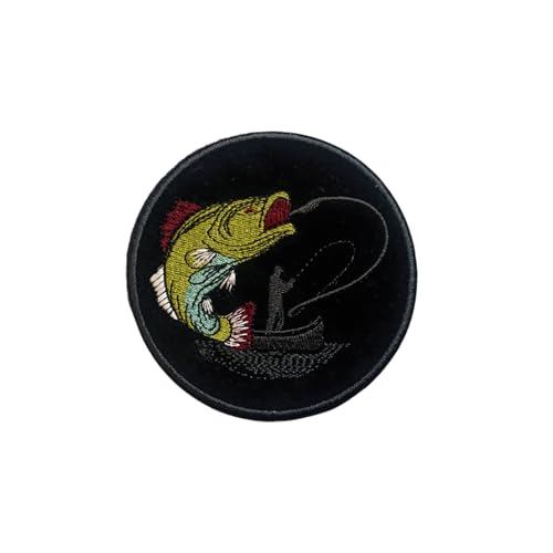 Patches Klett, Geeignet für Angelliebhaber Aufnäher, Militär Aufkleber Abzeichen, Moral-Patch für Taktische Kleidung Rucksack Baseballkappe Uniform von Ueiwffzo