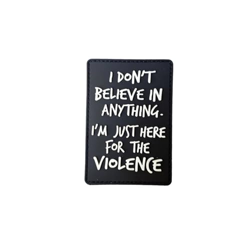 Patches Klett, Kreative Wörter PVC Aufnäher, Militär Aufkleber Abzeichen, Moral-Patch für Taktische Kleidung Rucksack Baseballkappe Uniform von Ueiwffzo