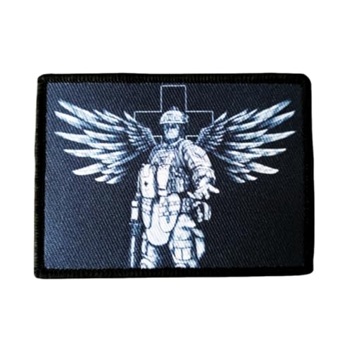 Patches Klett, 'Soldat mit Flügeln' Stickerei Aufnäher, Militär Aufkleber Abzeichen, Moral-Patch für Taktische Kleidung Rucksack Baseballkappe Uniform Patches Klett, 'Soldat mit Flügeln' Stickerei Aufnäher, Militär Aufkleber Abzeichen, Moral-Patch für Taktische Kleidung Rucksack Baseballkappe Uniform von Ueiwffzo