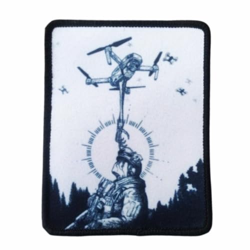 Patches Klett, 'Soldaten blicken zum Himmel' Stickerei Aufnäher, Militär Aufkleber Abzeichen, Moral-Patch für Taktische Kleidung Rucksack Baseballkappe Uniform Patches Klett, 'Soldaten blicken zum Himmel' Stickerei Aufnäher, Militär Aufkleber Abzeichen, Moral-Patch für Taktische Kleidung Rucksack Baseballkappe Uniform von Ueiwffzo