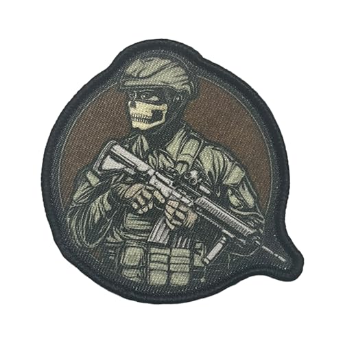 Schädel Dämon Klett Patch Tactical Patch Skelett Soldat Moral Abzeichen Haken und Schleife Patches Rucksack Kleidung Schädel Dämon Klett Patch Tactical Patch Skelett Soldat Moral Abzeichen Haken und Schleife Patches Rucksack Kleidung von Ueiwffzo